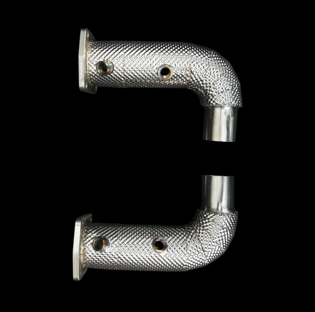 Porsche 911 Turbo S Downpipes